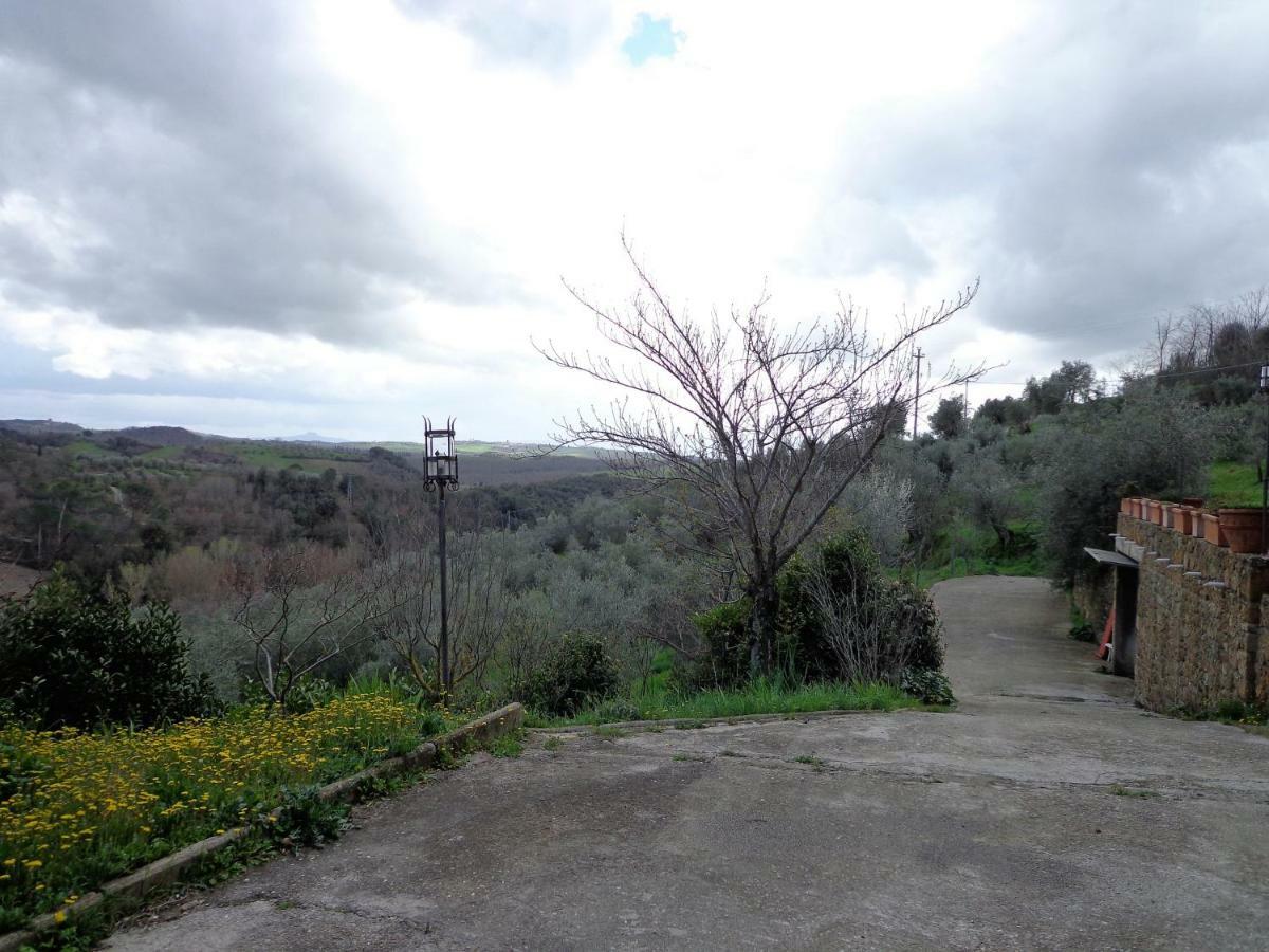 La Chiusa Dei Monaci Castelmuzio Bagian luar foto