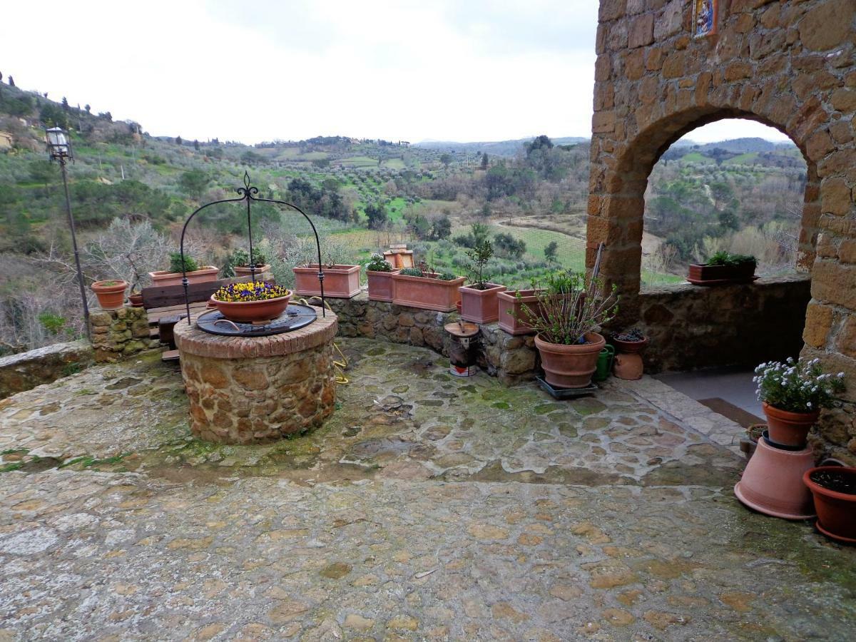 La Chiusa Dei Monaci Castelmuzio Bagian luar foto