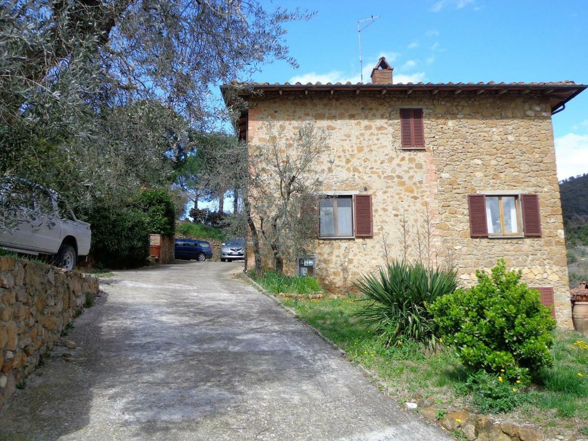 La Chiusa Dei Monaci Castelmuzio Bagian luar foto