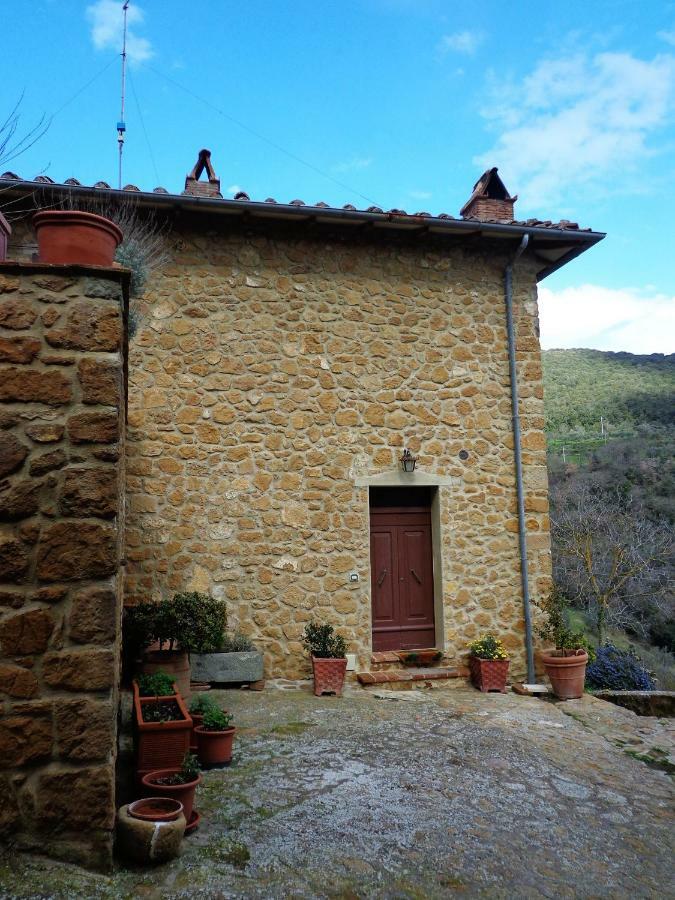 La Chiusa Dei Monaci Castelmuzio Bagian luar foto