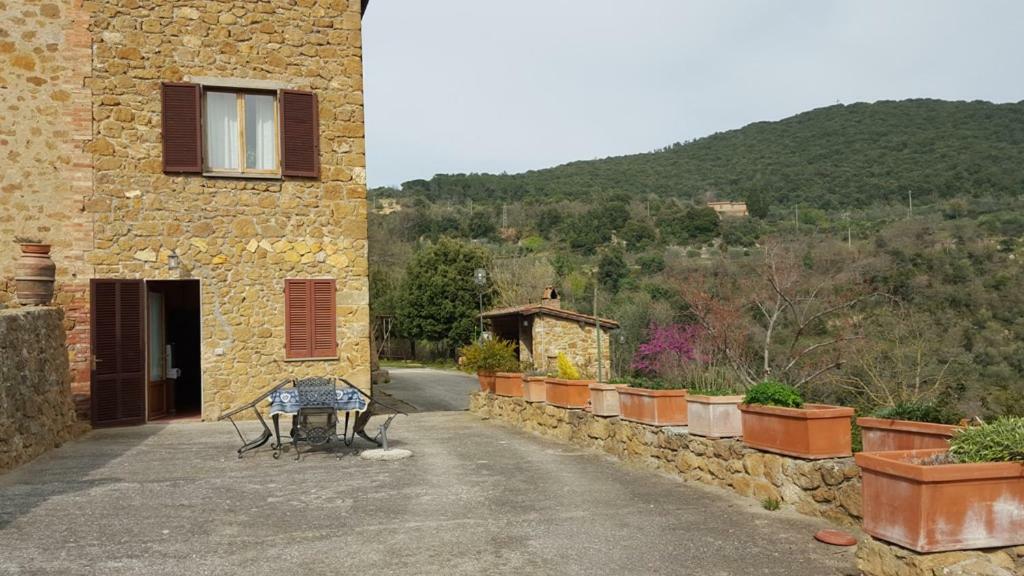 La Chiusa Dei Monaci Castelmuzio Bagian luar foto